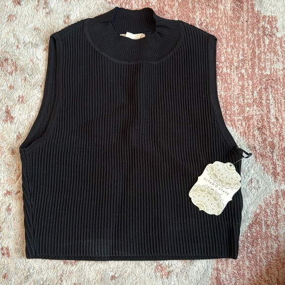 Altar’s State black ribbed high-neck top - Picture 1 of 2